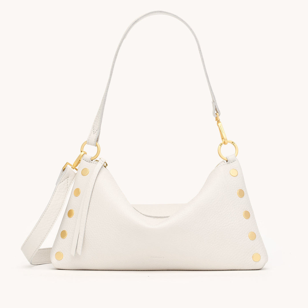 Hammitt: Kyle Med in Calla Lily White in Black Gunmetal