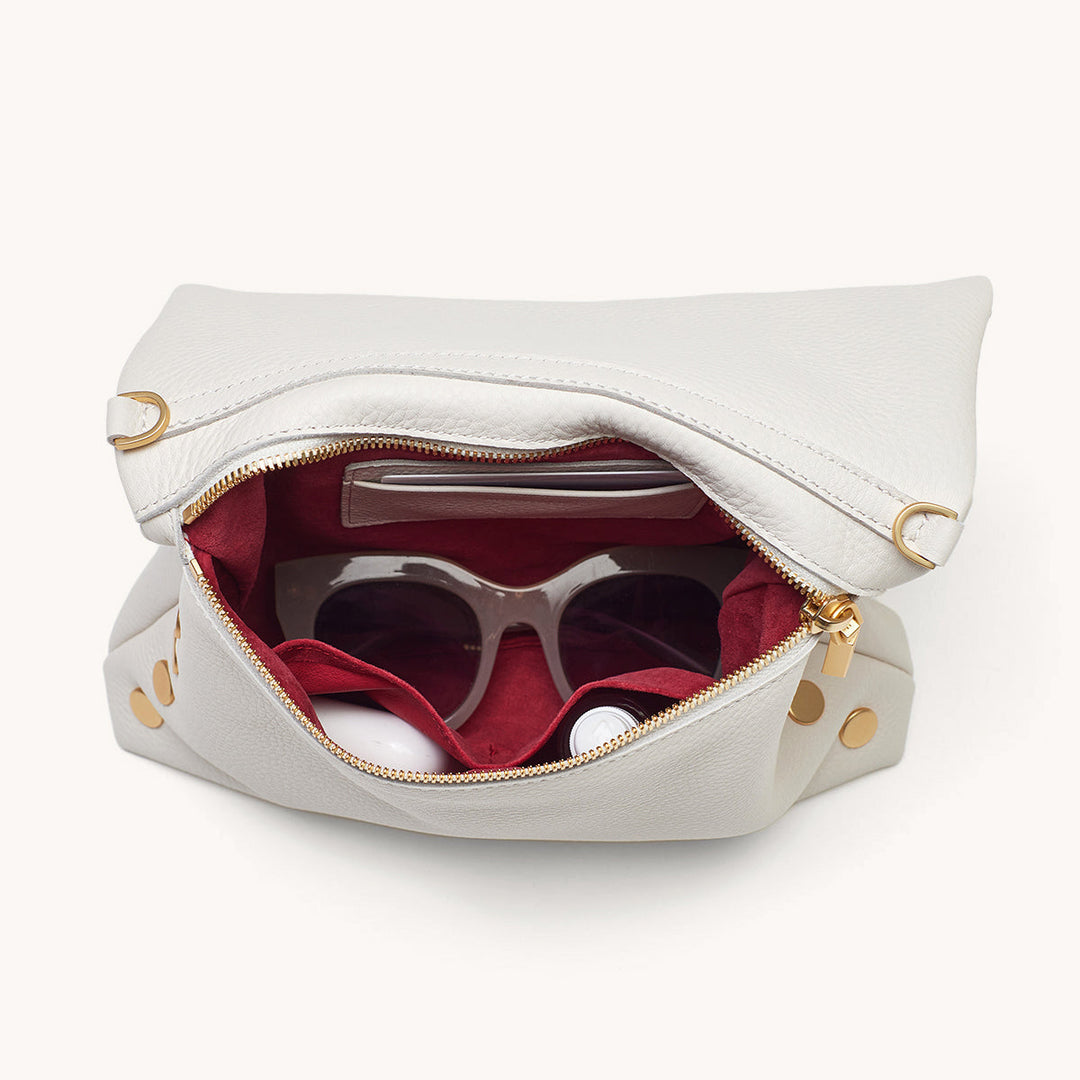 Hammitt: Vip Med in Calla Lily White/Brushed Gold