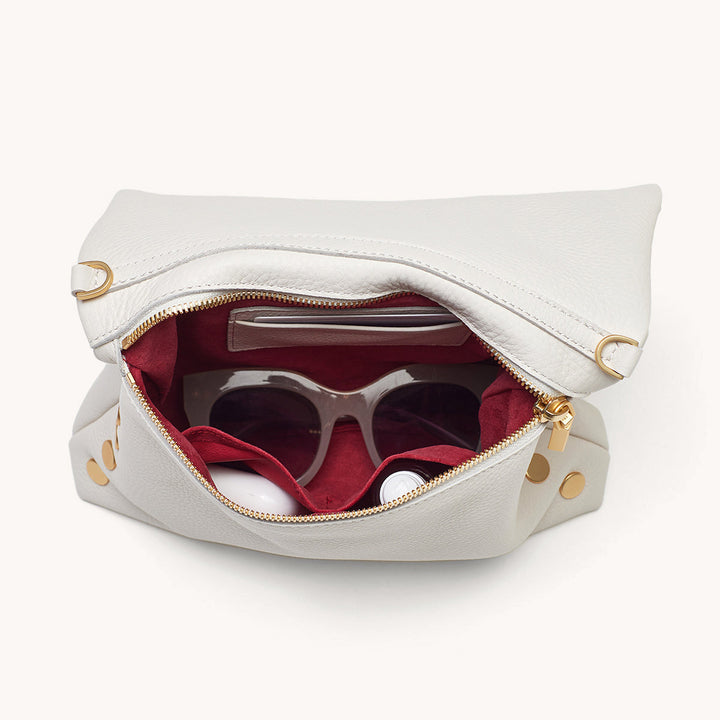 Hammitt: Vip Med in Calla Lily White/Brushed Gold