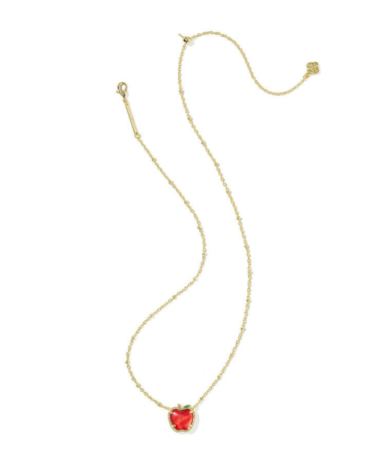 Kendra Scott: Apple Short Pendant Necklace IN Red Gold Illusion (9608897180)