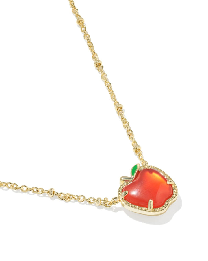Kendra Scott: Apple Short Pendant Necklace IN Red Gold Illusion (9608897180)