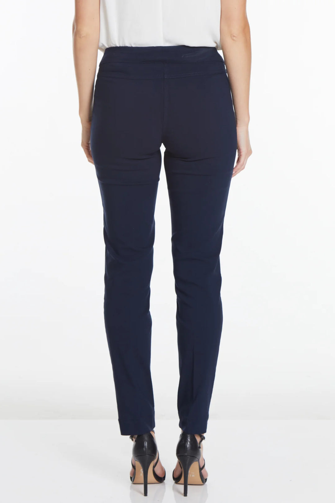 Multiples: Slim-Sation Narrow-Leg Pant in Midnight - The Vogue Boutique