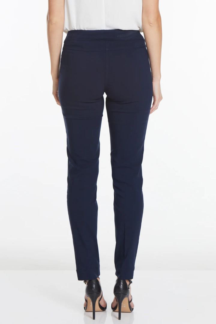 Multiples: Slim-Sation Narrow-Leg Pant in Midnight - The Vogue Boutique