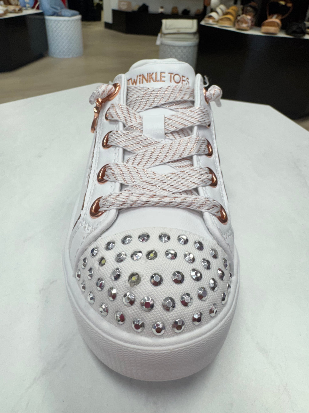 Skechers: Super Starlite in White Rose Gold (314599L)