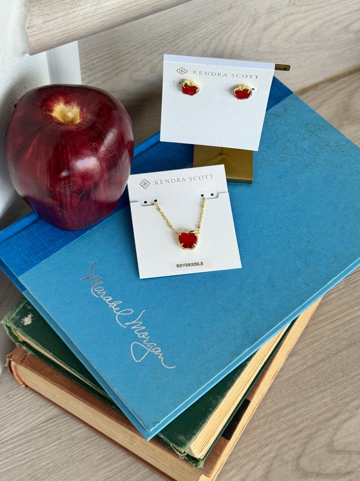 Kendra Scott: Apple Short Pendant Necklace IN Red Gold Illusion (9608897180)