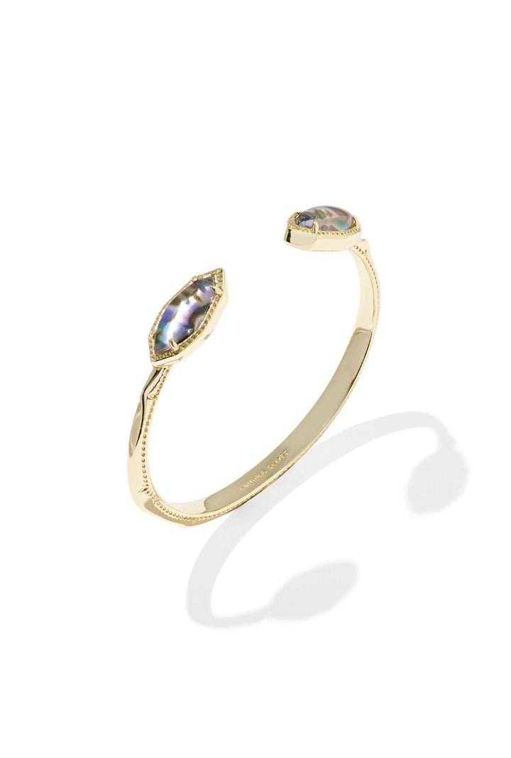 Kendra Scott: Ophelia Cuff Bracelet in Gold Abalone Shell