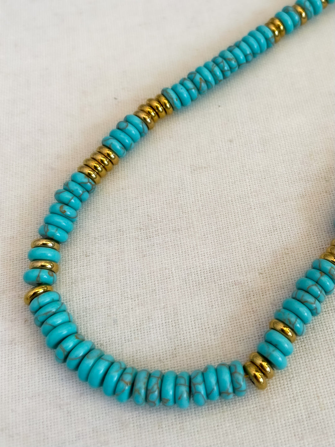 Farrah b: VIBE Necklace in Turquise(YN26)
