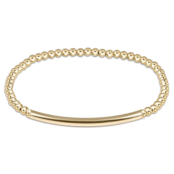 Enewton: Bliss Bar Smooth Gold Bracelet