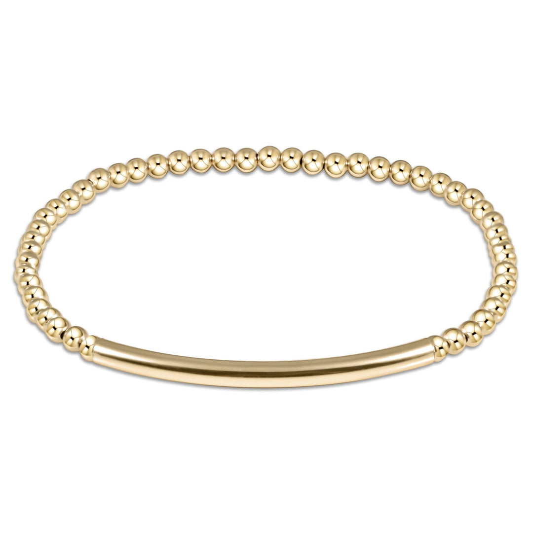 Enewton: Bliss Bar Smooth Gold Bracelet