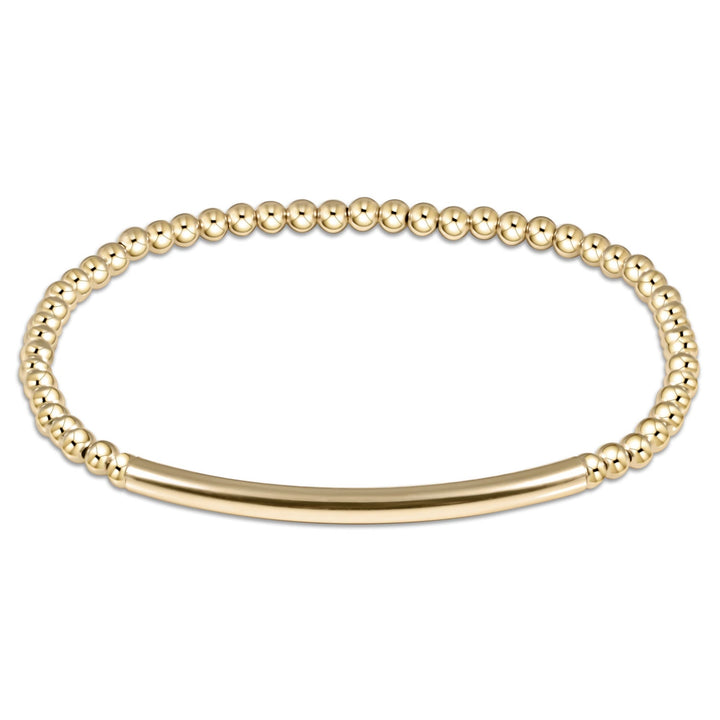 Enewton: Bliss Bar Smooth Gold Bracelet