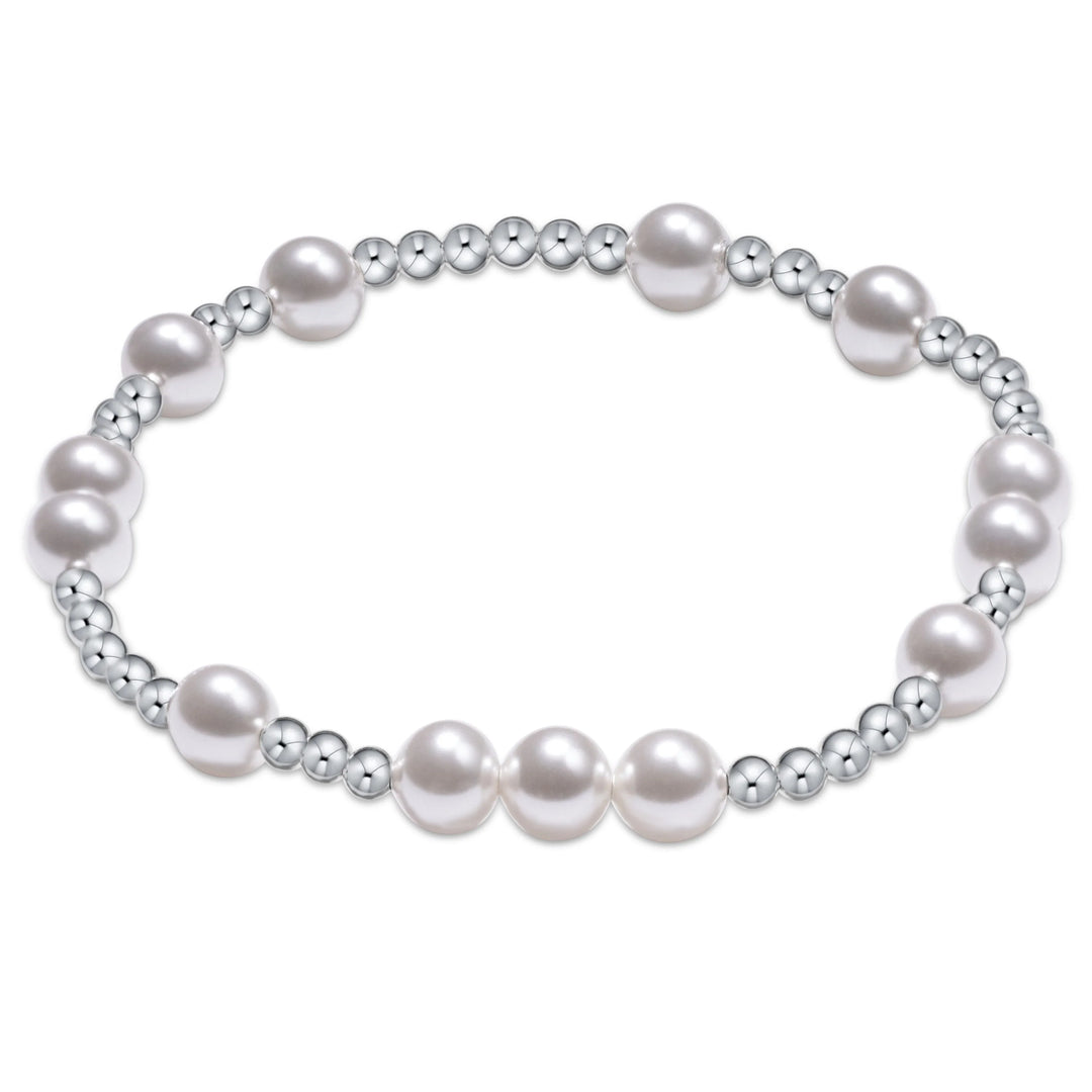 Enewton: Sterling Hope Unwritten Bracelet Pearl - The Vogue Boutique