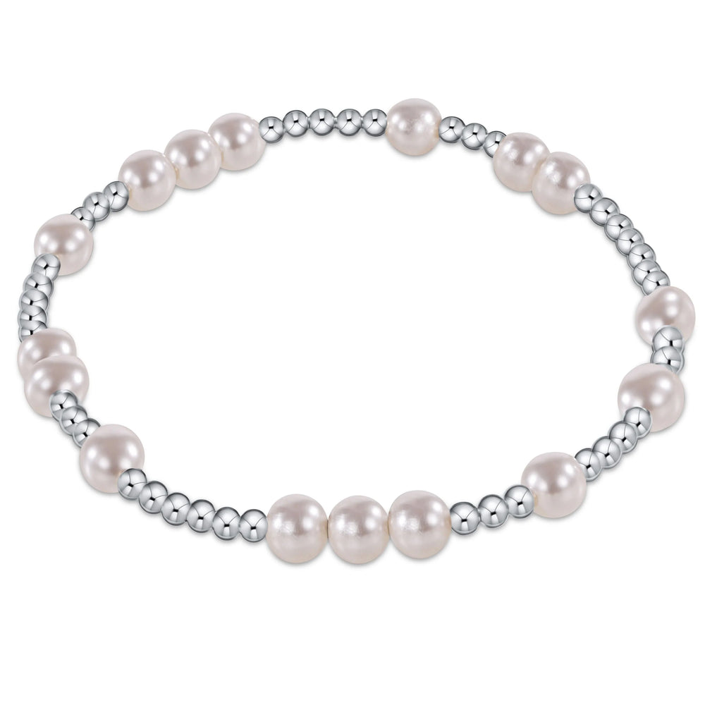 Enewton: Sterling Hope Unwritten Bracelet Pearl - The Vogue Boutique