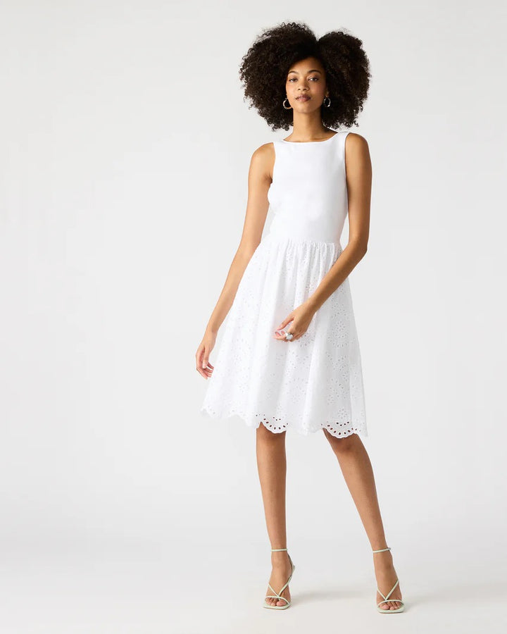 Steve Madden: Julian Dress in White - The Vogue Boutique
