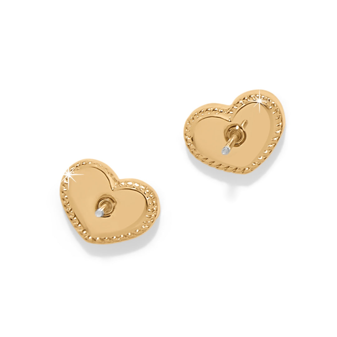 Brighton: Illumina Celeste Heart Post Earrings (JA0145)