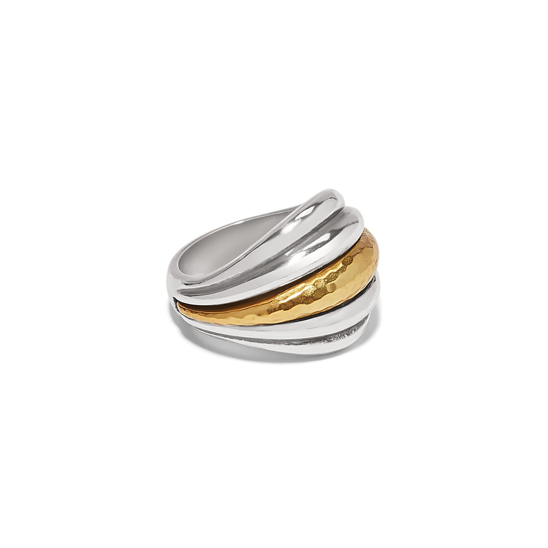 Brighton: Ferrara Deco Ring in Two Tone - The Vogue Boutique