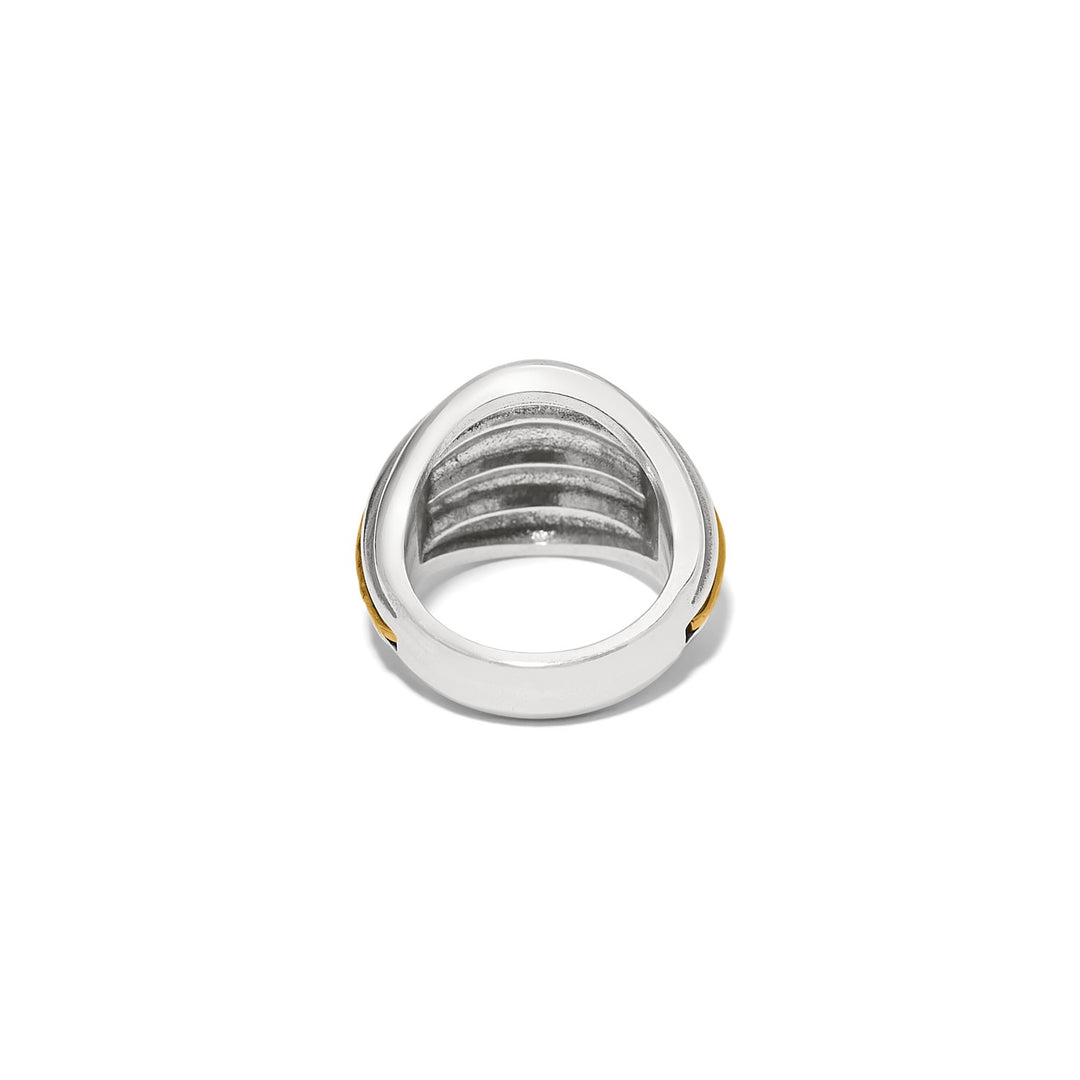 Brighton: Ferrara Deco Ring in Two Tone - The Vogue Boutique