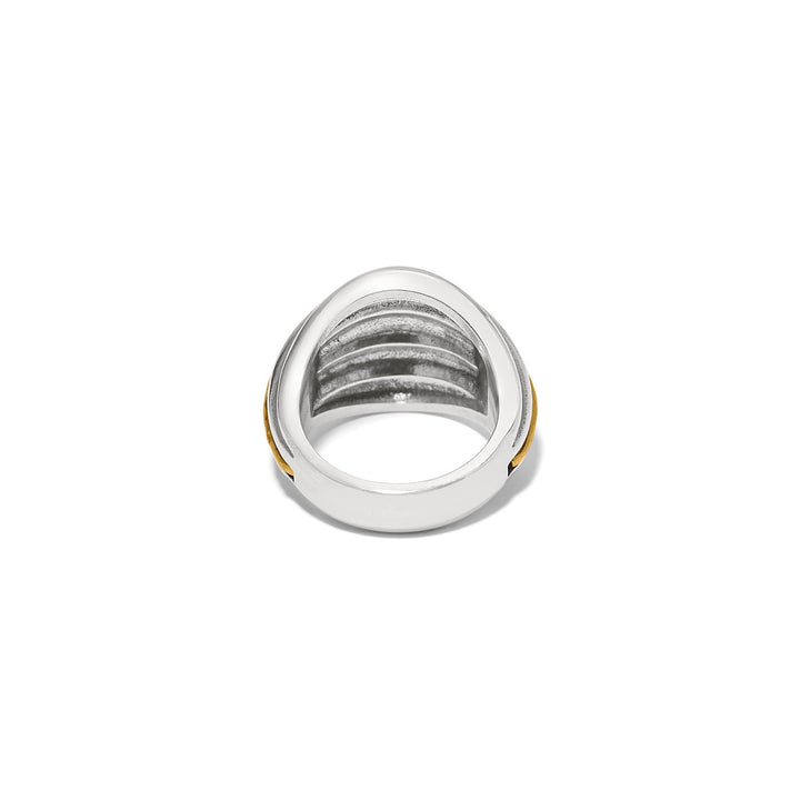 Brighton: Ferrara Deco Ring in Two Tone - The Vogue Boutique