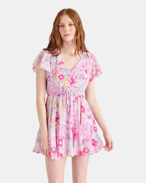 Steve Madden: Kristy Dress in Pink Hydrangea - The Vogue Boutique