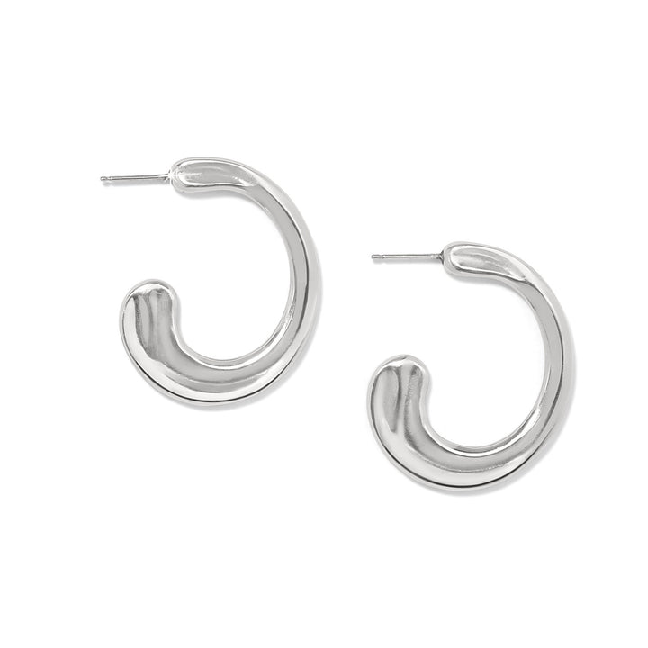 Brighton: Cascade Hoop Earrings in Silver JA0118 - The Vogue Boutique