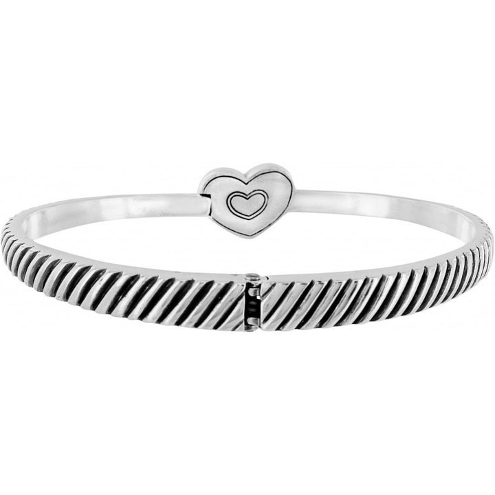 Brighton: Celestia Heart Hinged Bangle (JB9741) - The Vogue Boutique
