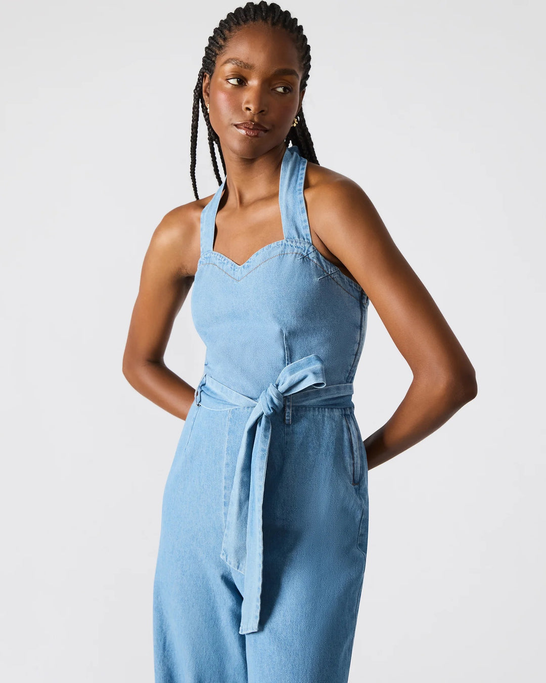 Steve Madden: Artie Jumpsuit in Bijou Blue - The Vogue Boutique