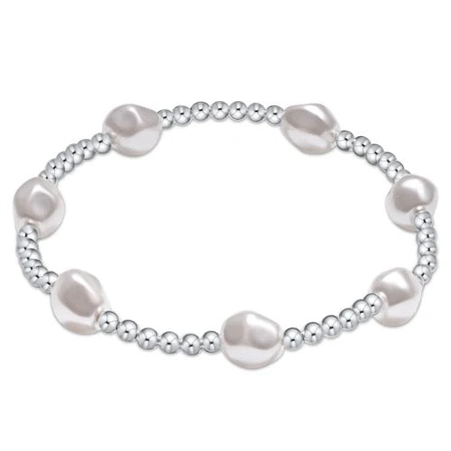 Enewton: Admire Sterling Bead Bracelet - Pearl - The Vogue Boutique