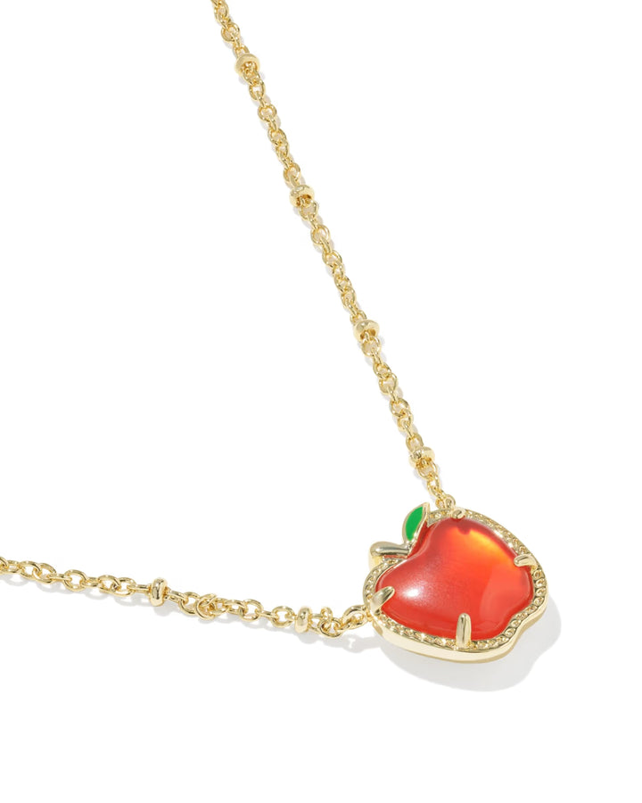 Kendra Scott: Apple Short Pendant Necklace IN Red Gold Illusion (9608897180)