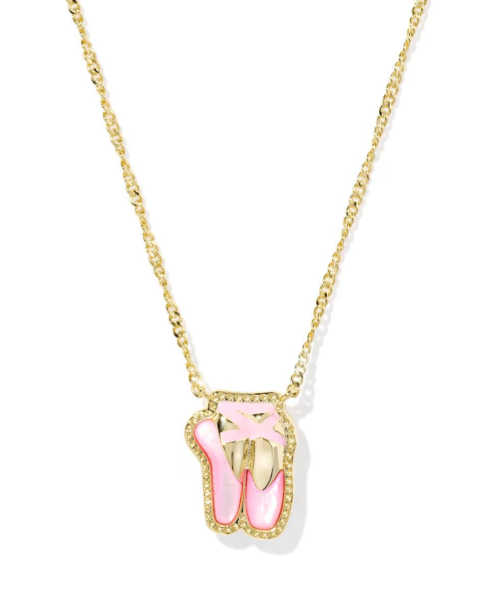 Kendra Scott: Ballet Short Pendant Necklace in Gold