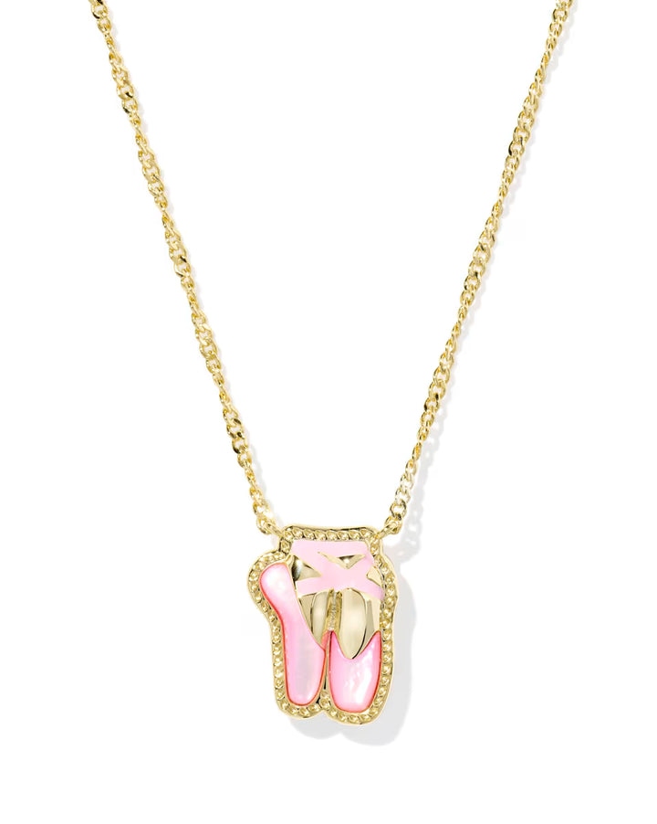 Kendra Scott: Ballet Short Pendant Necklace in Gold