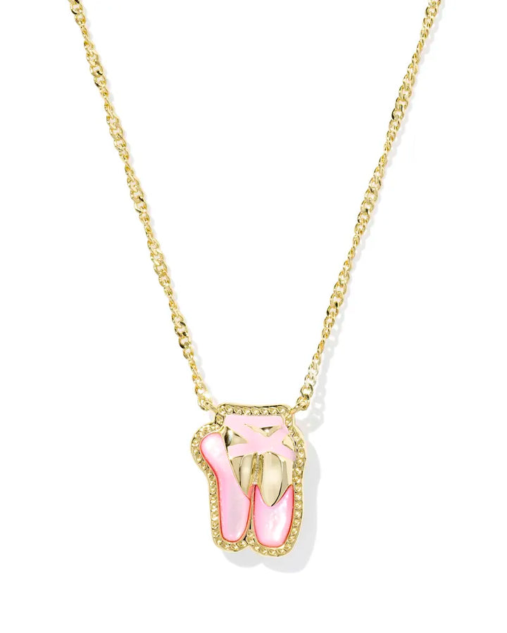 Kendra Scott: Ballet Short Pendant Necklace in Gold