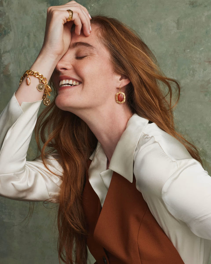 Kendra Scott: Tiger Striped Daphne Drop Earrings (9608805512)