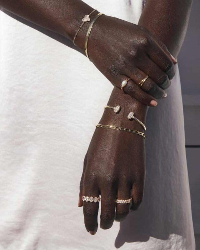 Kendra Scott: Grayson Crystal Cuff Bracelet - The Vogue Boutique