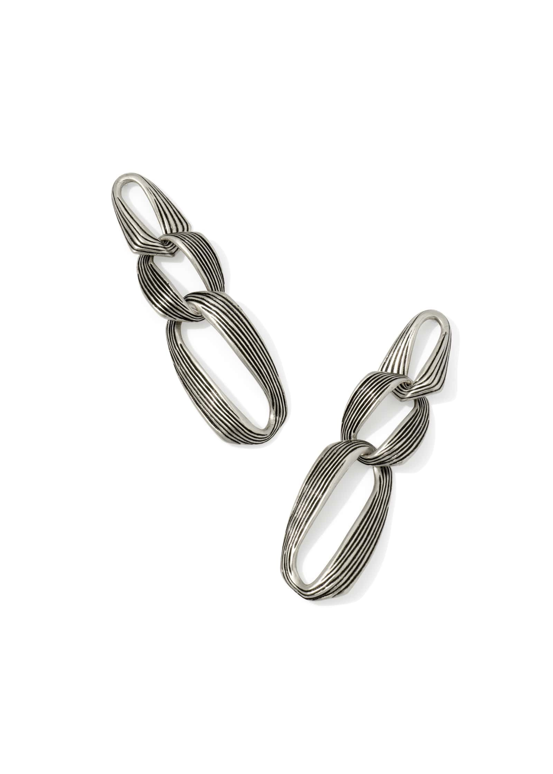 Kendra Scott: Kira Statement Earrings in Vintage Silver