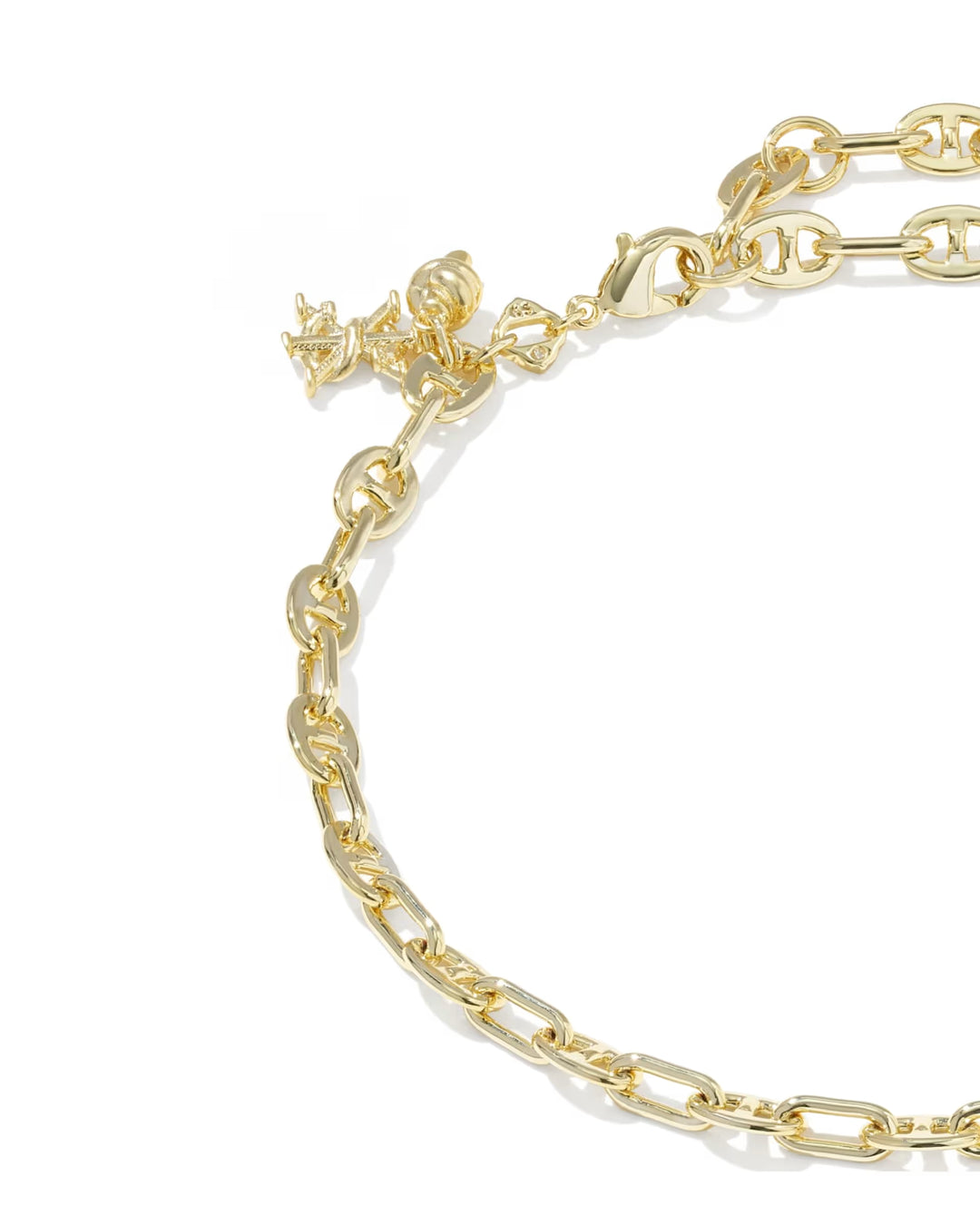 Kendra Scott: Parker Knot Anklet in Gold - The Vogue Boutique