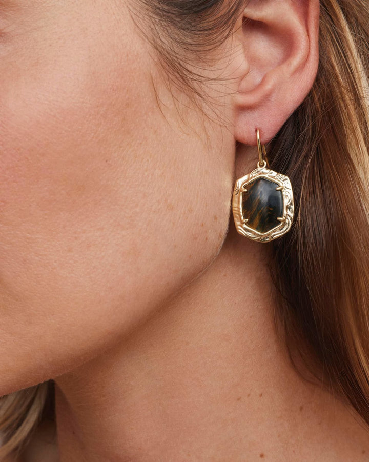 Kendra Scott: TIger Striped Daphne Drop Earrings (9608806371)