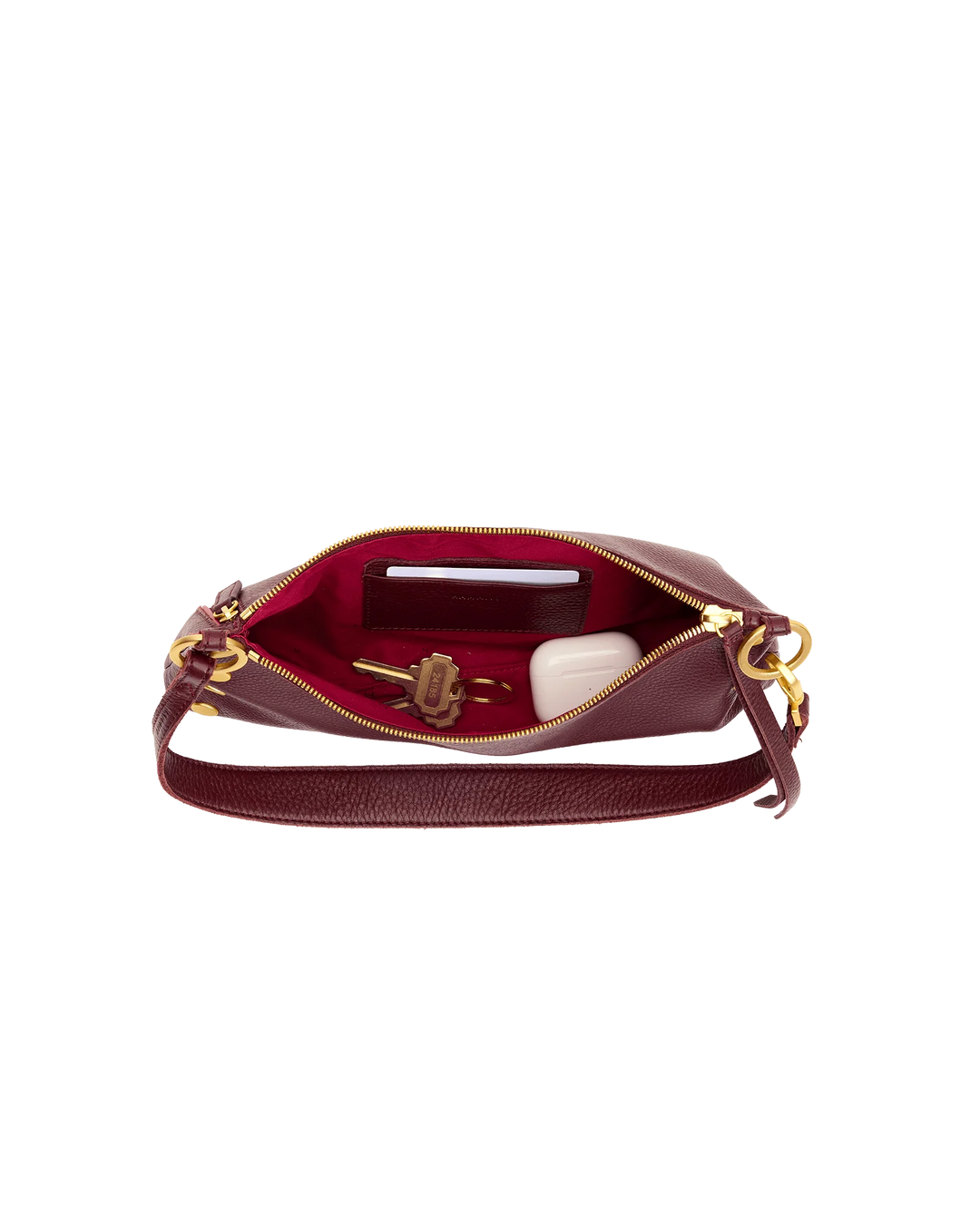 Hammitt: Kyle Handbag in Cherrywood Pebble