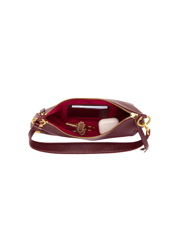 Hammitt: Kyle Handbag in Cherrywood Pebble