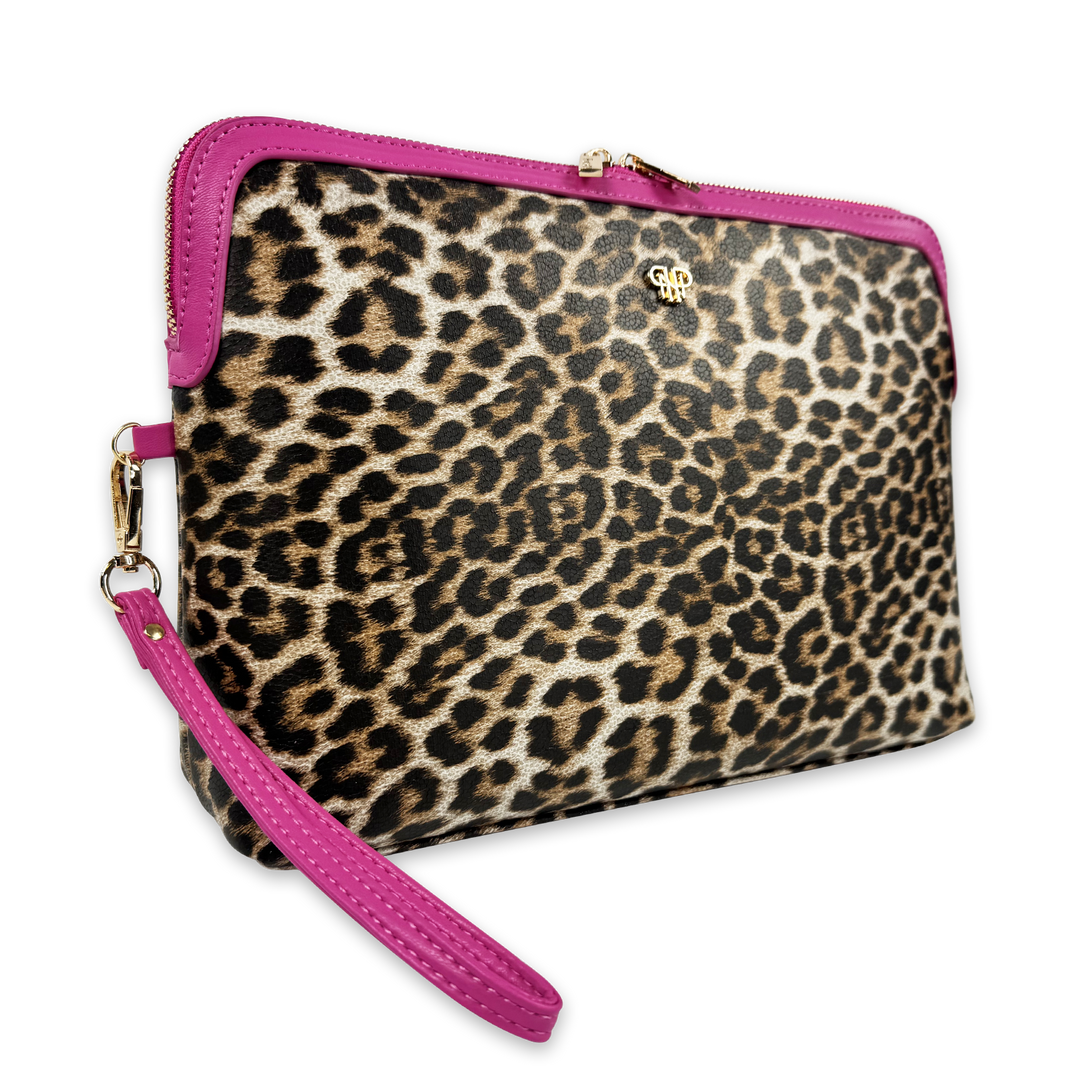 PurseN: Litt Makeup Case in Fierce Leopard (H2090FL)