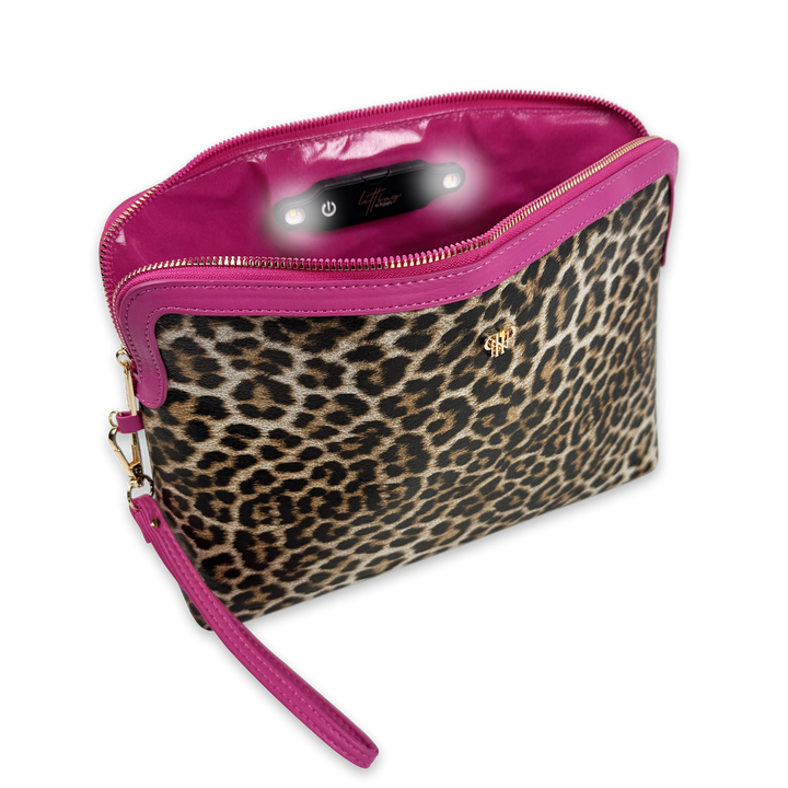 PurseN: Litt Makeup Case in Fierce Leopard (H2090FL)