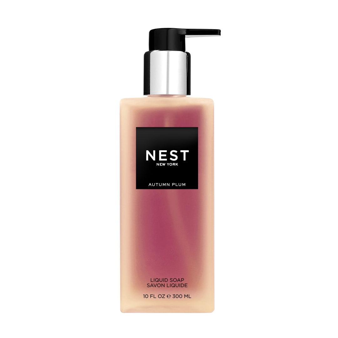 NEST New York Autumn Plum Liquid Soap 10 fl oz pump bottle in plum tones