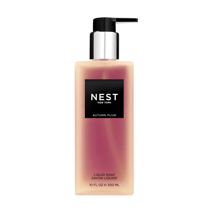 NEST New York Autumn Plum Liquid Soap 10 fl oz pump bottle in plum tones