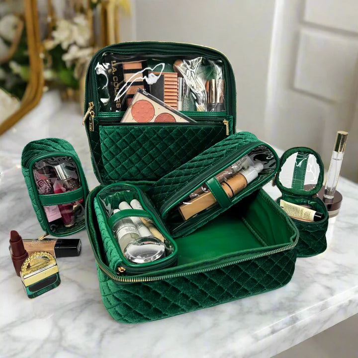 PurseN: Mini Diva Case in Emerald Velvet