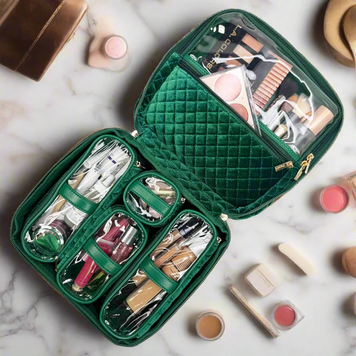 PurseN: Mini Diva Case in Emerald Velvet