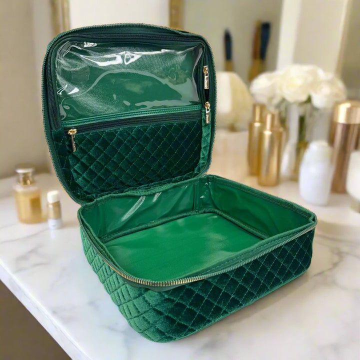 PurseN: Mini Diva Case in Emerald Velvet