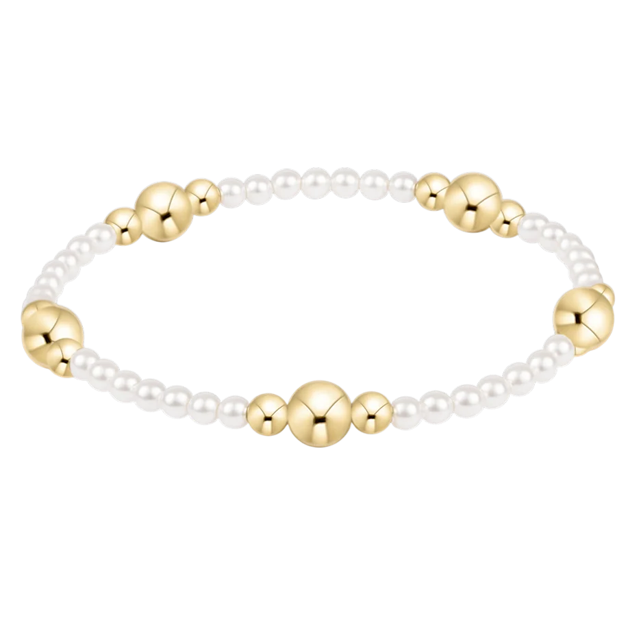 Enewton: Purpose Gold 6mm Pearl Bracelet