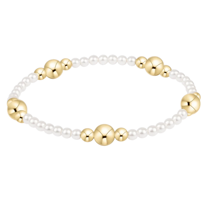 Enewton: Purpose Gold 6mm Pearl Bracelet