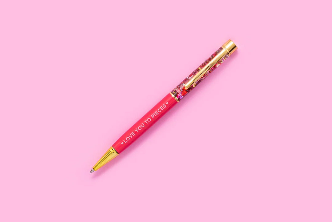 Taylor Elliott Designs: Love You Confetti Pen - The Vogue Boutique