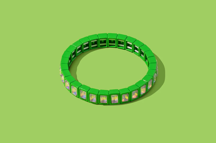 Taylor Elliott Designs: Penelope Bracelet in Green (B-11)