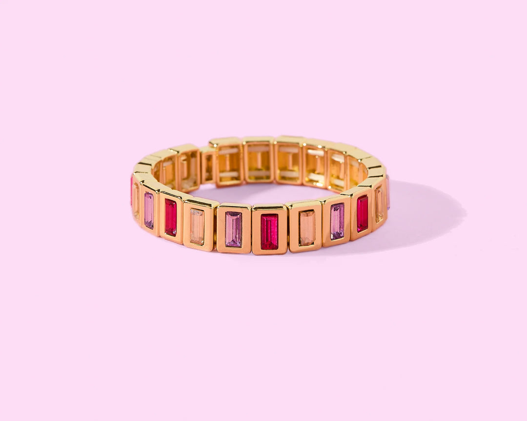 Taylor Elliott Designs: For Fun - Kids Valentine's Bracelets Penelope Pink/Purple (FF-B01)