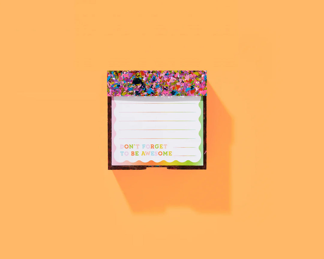 Taylor Elliott: For Fun - Happy Confetti Note + Holder